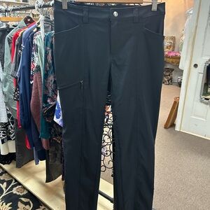 Duluth Trading Co Navy Straight-Leg Pants, size 6x31 Like New